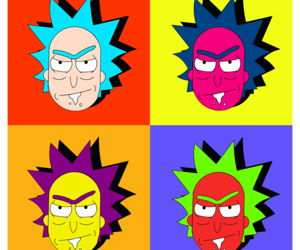 Rick Sanchez Pop Art Remix