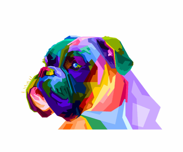 Boxer Dog Lover - Pop Art Style