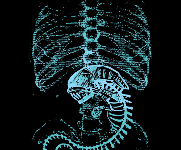Ribcage Serpent - Aquatic Enigma