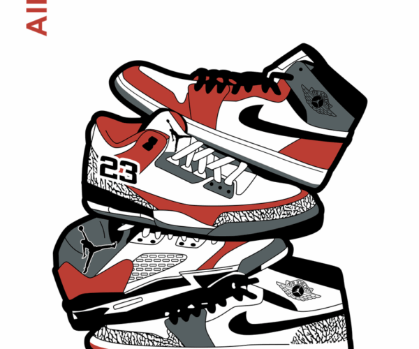 Air Jordan Stack - Sneakerhead Dream