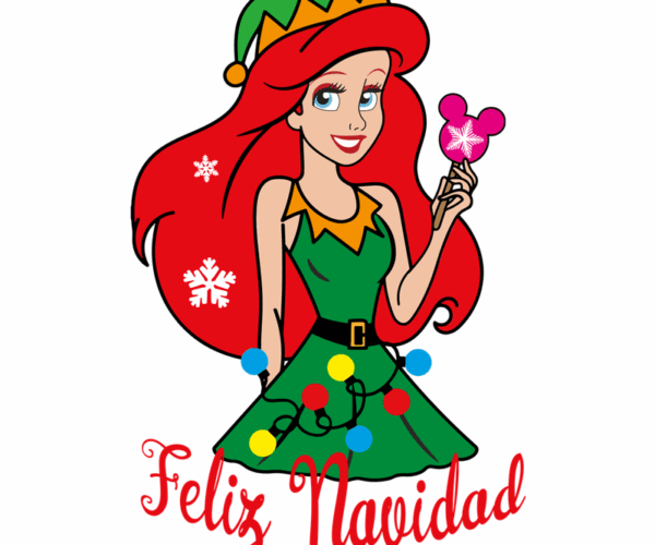 Ariel the Christmas Elf - Festive Mermaid Magic