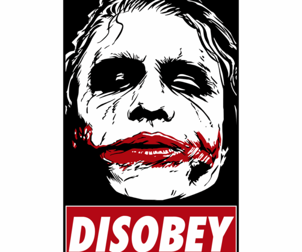 Joker Disobey - Anarchy Poster Art
