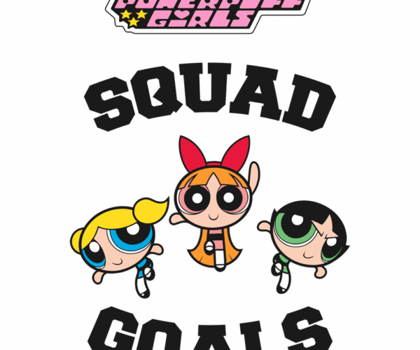 Powerpuff Girls Squad Goals -  Chibi Cartoon Style