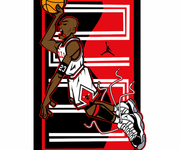 Air Jordan Flight - Slam Dunk Silhouette