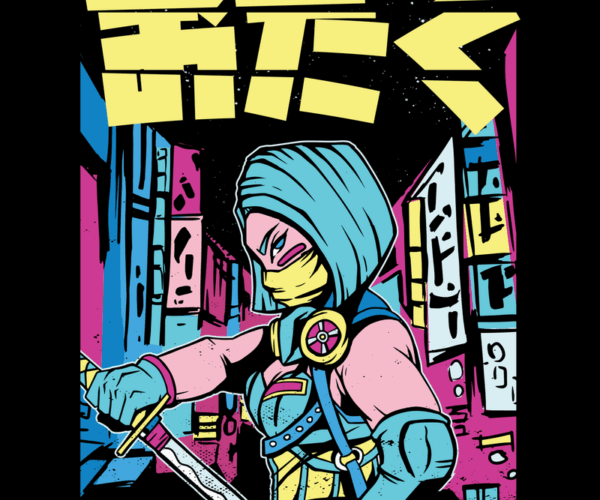 Cyber Ninja - Neo-Tokyo Streets