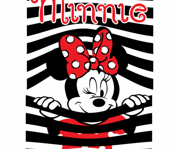 Minnie Mouse - Peek-a-Boo Stripe