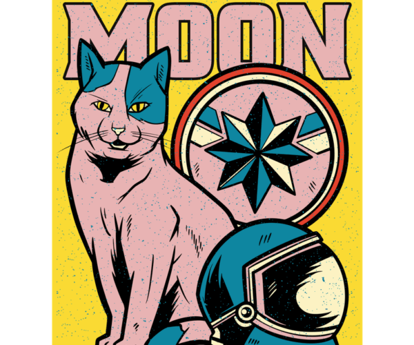 Cosmic Cat - Moonbound Meowgic