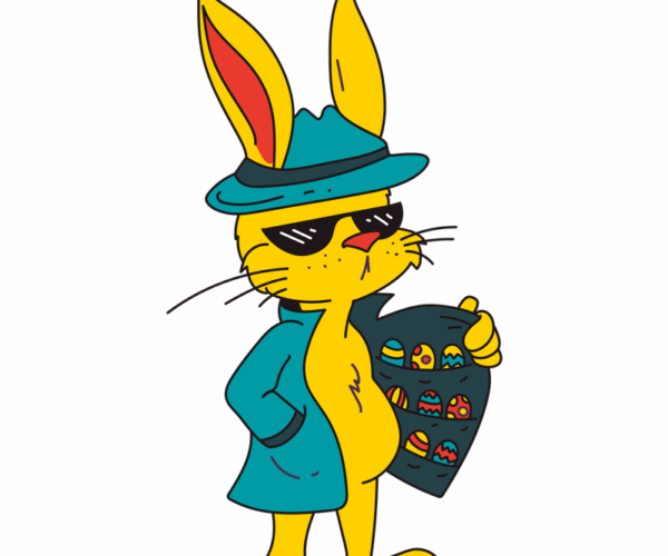 Easter Bunny Gangster - Eggcellent Heist