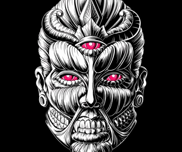 Third Eye Deity - Ornate Mask