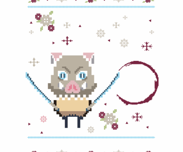 Inosuke Hashibira - Pixelated Winter Delight