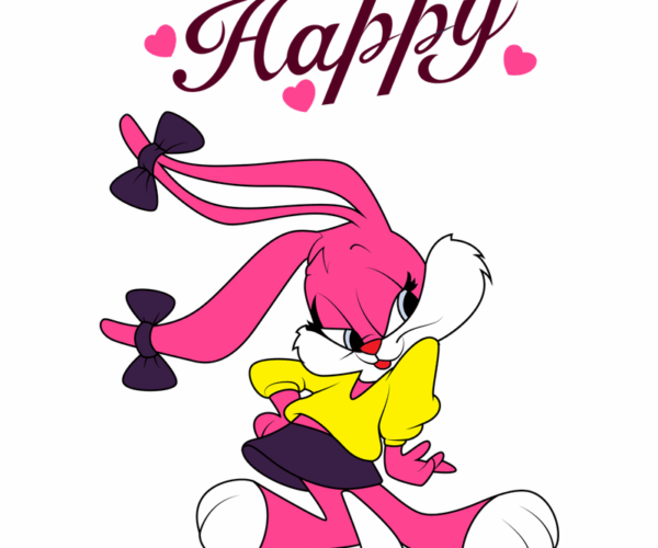 Happy Bunny - Pink Power