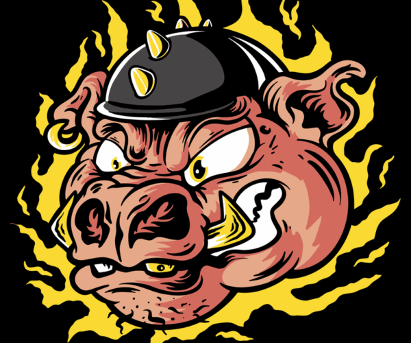 Iron Hog - Flaming Fury