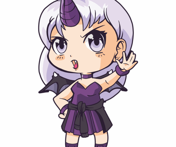 Unicorn Demoness - Kawaii Goth Princess