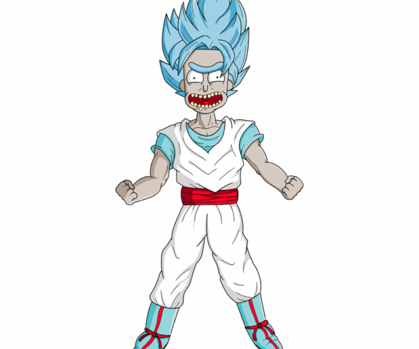 Rick Sanchez - Super Saiyan Fusion