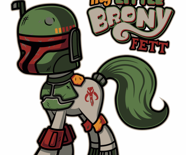 Boba Fett Brony - Star Wars Pony Mashup