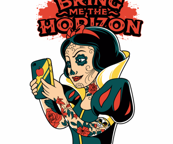 Sugar Skull Snow White - Bring Me The Horizon Fan Art