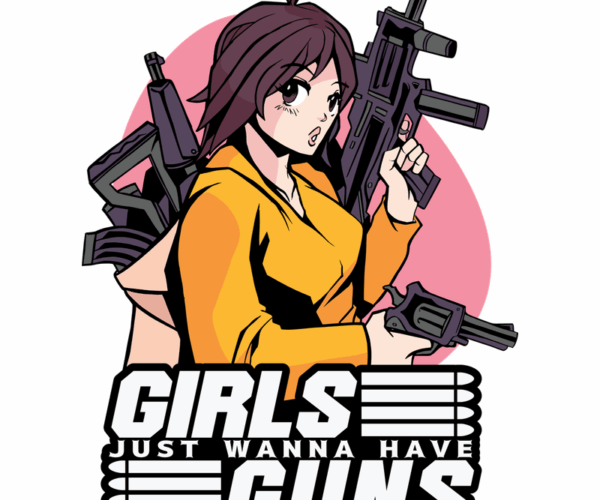 Gun-toting Anime Girl - Girls Just Wanna Have Guns