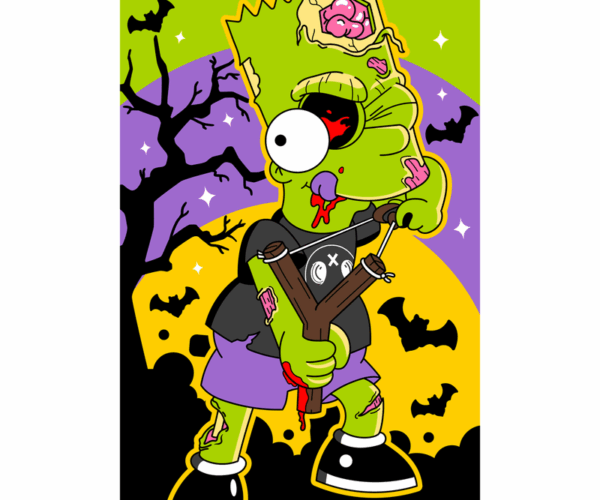 Zombie Simpsons Bart - Halloween Havoc