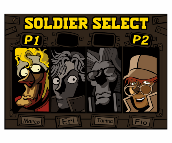 Contra Soldier Select - Retro Gaming Tribute