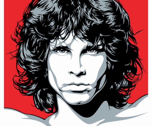 Jim Morrison - Rock Icon Portrait