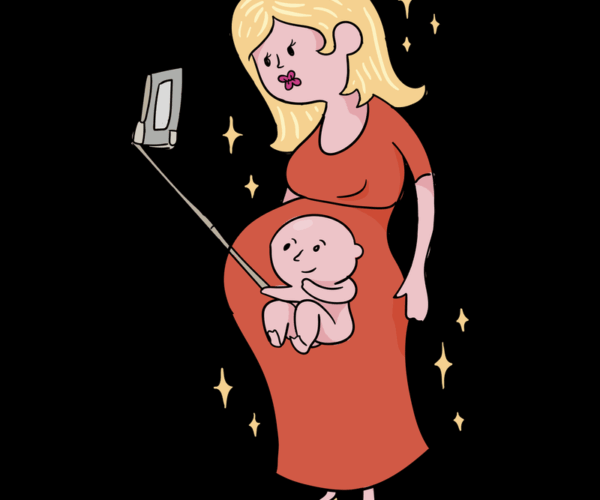 Pregnant Selfie - Mom-to-be Glow-up