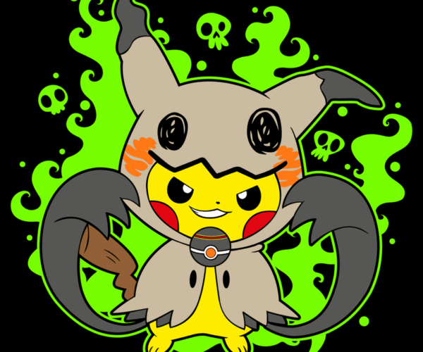 Pikachu's Gengar Ghostly Guise - Spooky Cute Edition