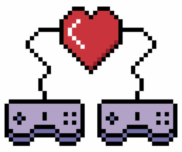 Pixel Heart - Retro Gaming Love
