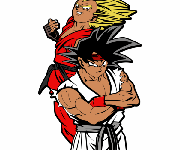 Ryu and Gohan - Fierce Fusion