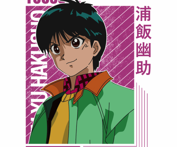 Yusuke Urameshi - Retro Anime Portrait