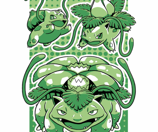 Grass-Type Pokémon Trio - Evolutions Unite
