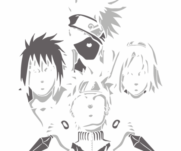 Team 7 - Naruto Shippuden Minimalist