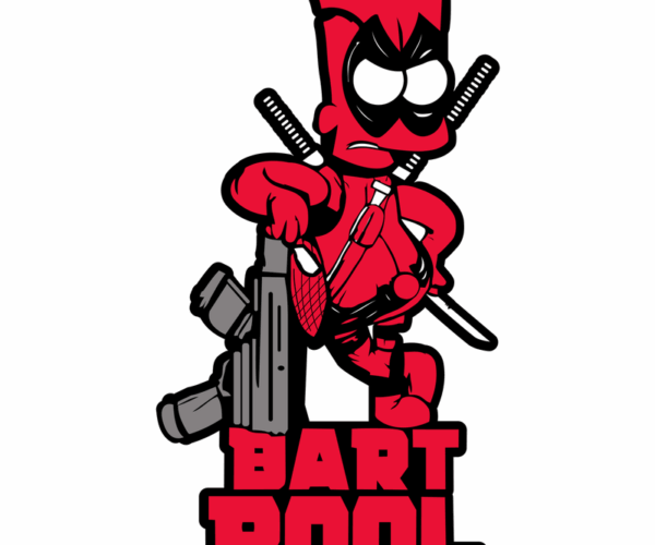 Bart Pool - Simpsons Deadpool Mashup