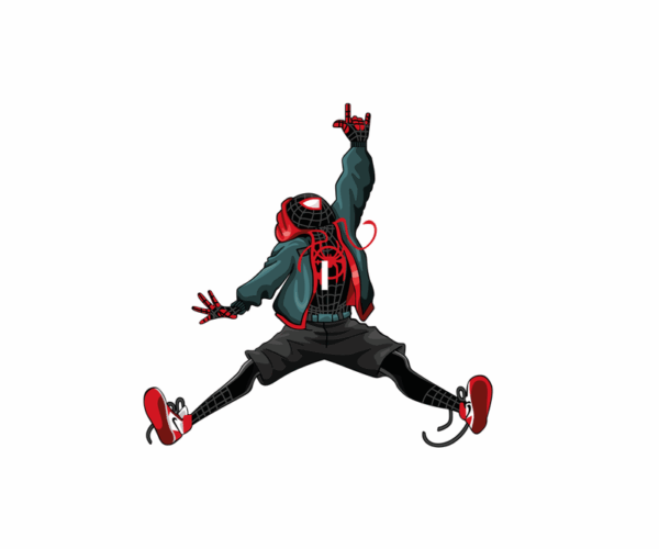 Miles Morales Spider-Man - Air Jordan Jump