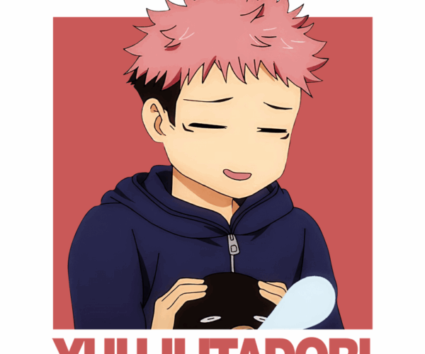 Yuji Itadori - Chibi Style Portrait