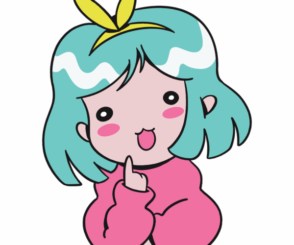 Chibi Girl -  Sweet & Mischievous