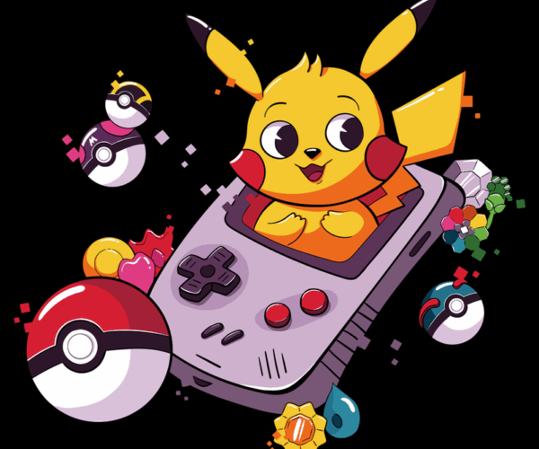 Pikachu's Pixel Pocket - Retro Gaming Edition