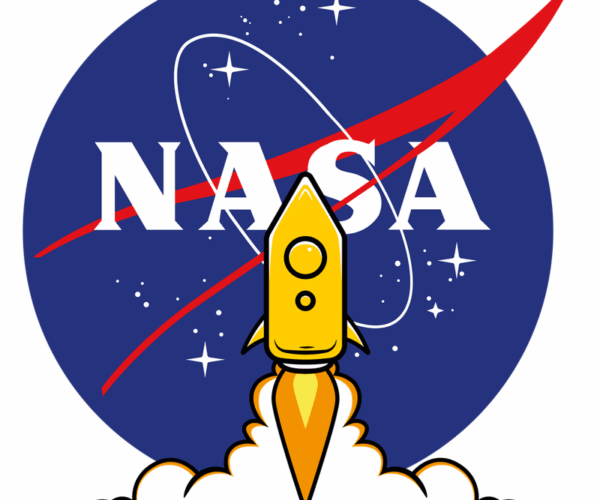 NASA Rocket Launch - Bold & Bright