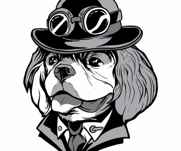 Cavalier King Charles Spaniel - Steampunk Gentleman