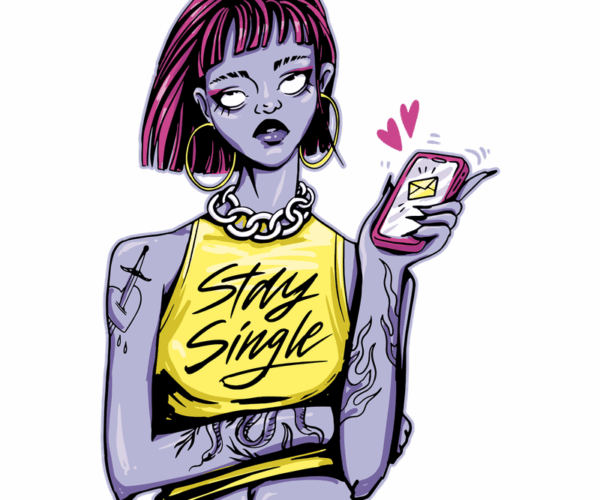 Stay Single Girl - Cyberpunk Romance