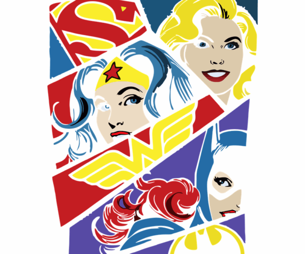 DC Superheroines - Pop Art Fusion