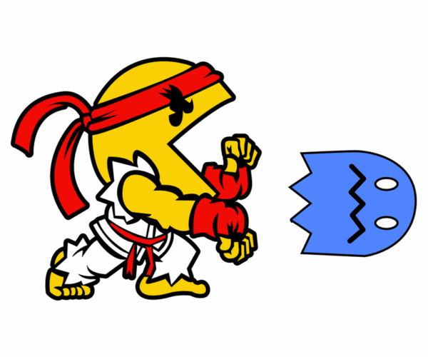 Pac-Man Ryu - Retro Gaming Fusion