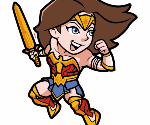 Wonder Woman Chibi - Amazonian Warrior