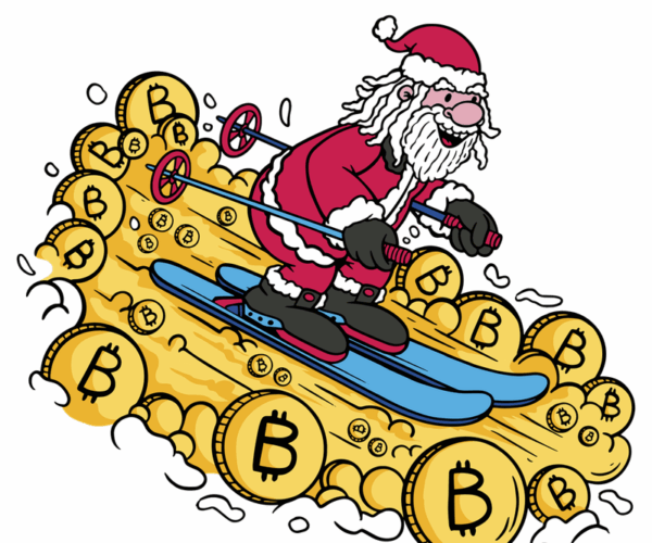 Santa's Bitcoin Ski Trip - Cryptocurrency Christmas