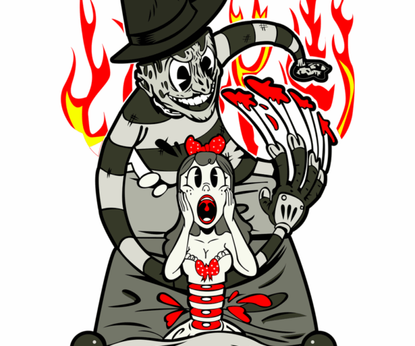 Freddy Krueger - Cartoon Nightmare
