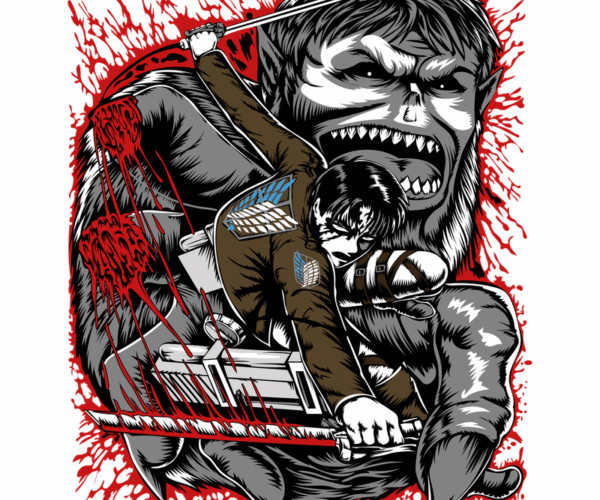 Attack on Titan - Levi vs. Beast Titan