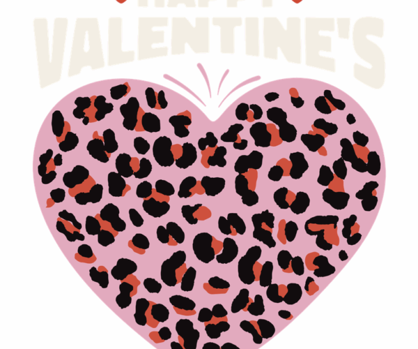 Leopard Heart - Valentine's Day Cheer