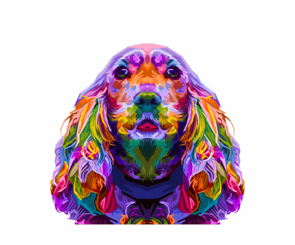 Cocker Spaniel Dog Lover - Vibrant Pop Art