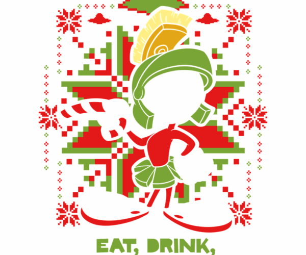 Martian Marvin - Holiday Pixel Art