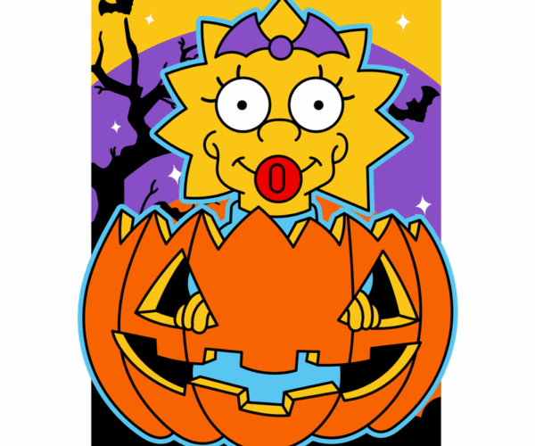 Baby Lisa Halloween Pumpkin - Spooky Cute Edition