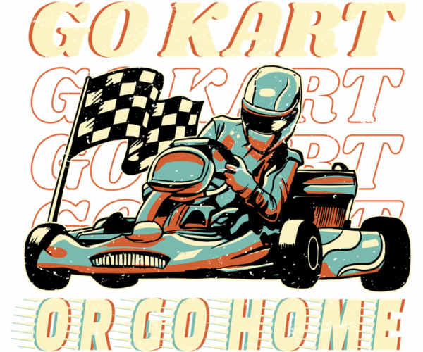 Go Kart Racer - Vintage Speed Demon